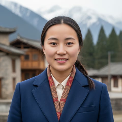 AI-generated illustration representing the Cimulin Qiang people