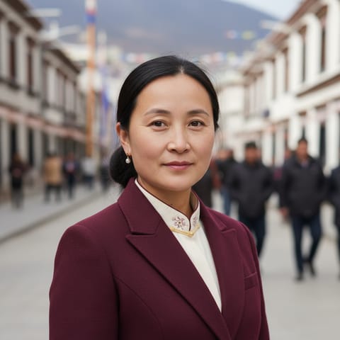 Ilustración generada por IA que representa al pueblo Luhua Qiang