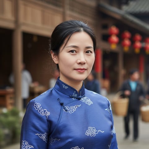 AI-generated illustration representing the Shui people