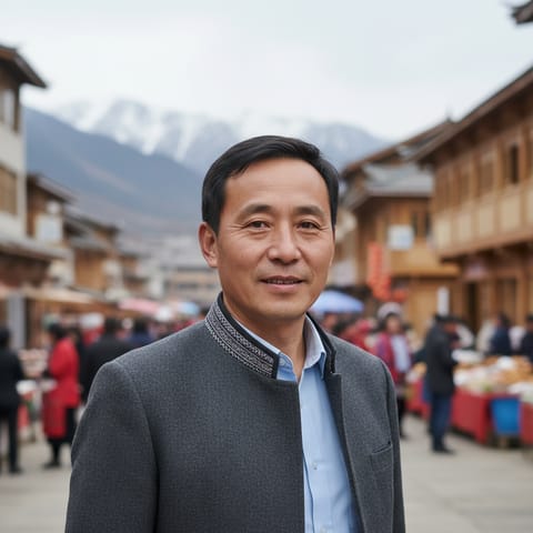 AI-generated illustration representing the Xiangcheng people