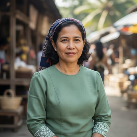 AI-generated illustration representing the Central Sama people