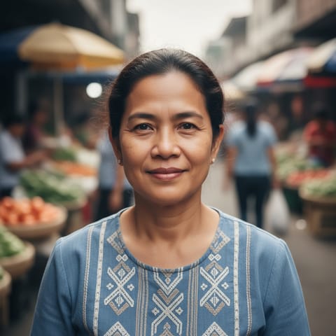AI-generated illustration representing the Looknon people