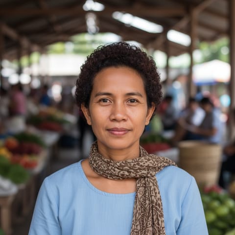 Ilustración generada por IA que representa al pueblo Mamanwa Negrito