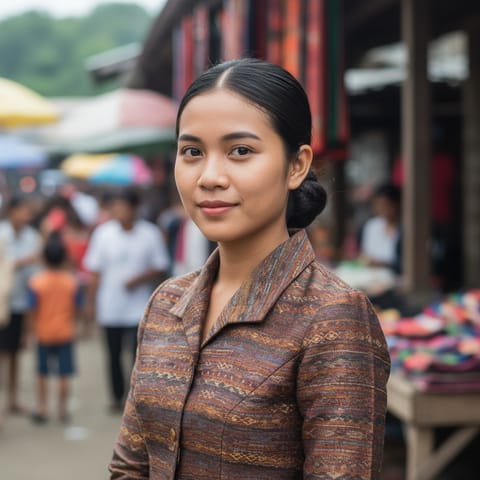 AI-generated illustration representing the Blit Manobo people
