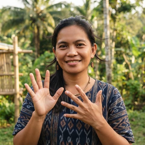 AI-generated illustration representing the Deaf Filipinos people