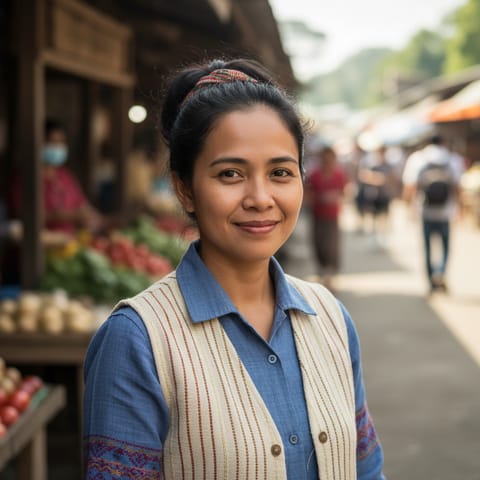 AI-generated illustration representing the Sulod people