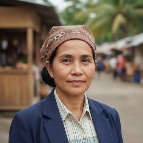 AI-generated illustration representing the Tiruray people