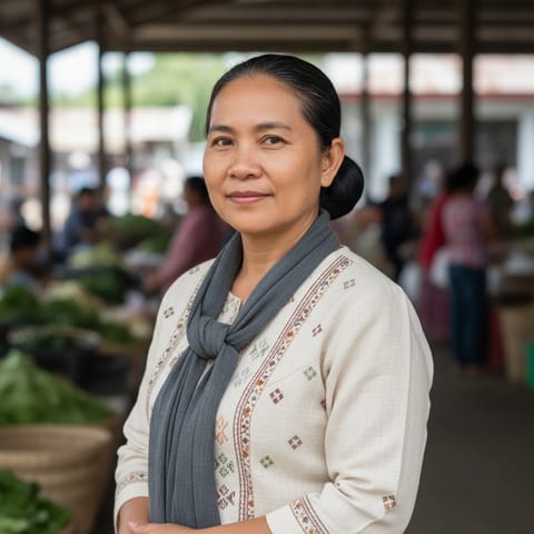 AI-generated illustration representing the Tuboy Subanon people