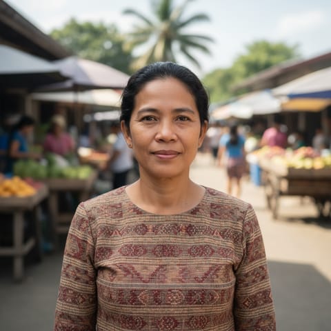 AI-generated illustration representing the Villaviciosa Agta people