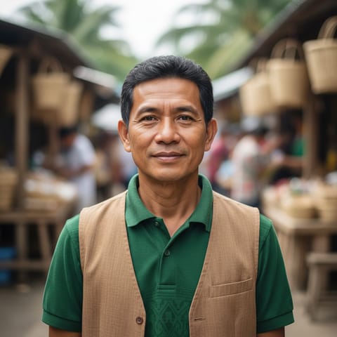 AI-generated illustration representing the Western Bukidnon Manobo people