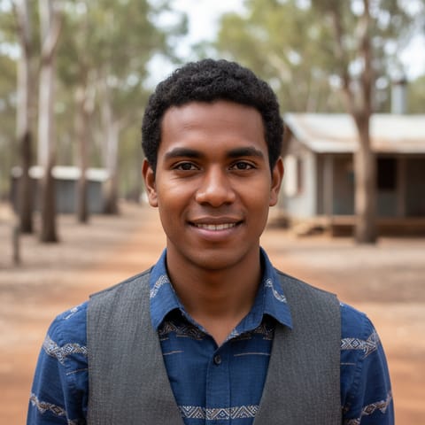 AI-generated illustration representing the Dhuwaya people