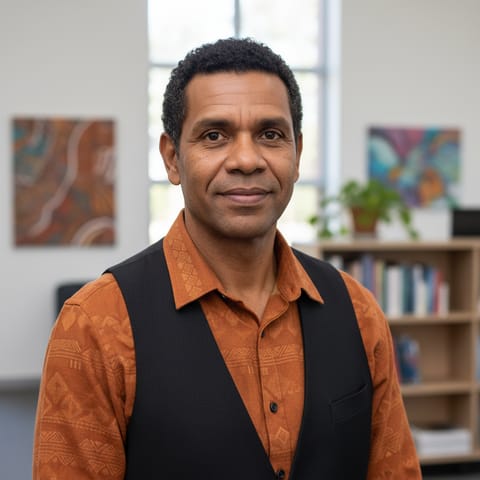 AI-generated illustration representing the Ngarinman people