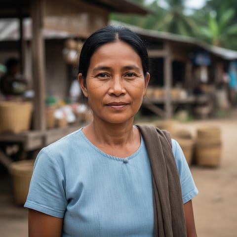 AI-generated illustration representing the Chong people