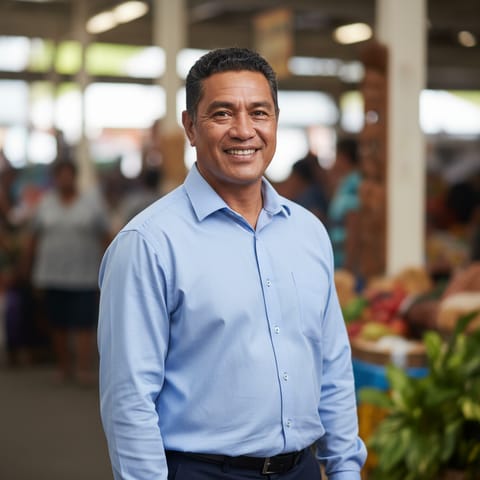 AI-generated illustration representing the Cook Islands Maori people