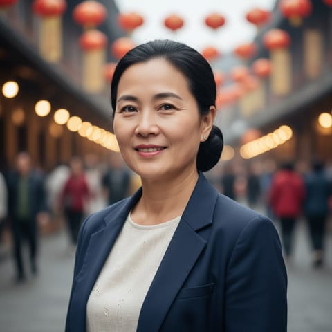 AI-generated illustration representing the Han Chinese people