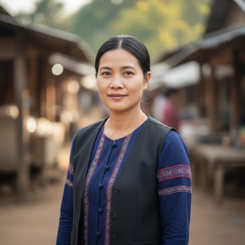 AI-generated illustration representing the Jeng people