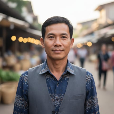 AI-generated illustration representing the Kasseng people