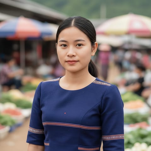 AI-generated illustration representing the Pacoh people