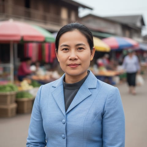 AI-generated illustration representing the Phu Thai people