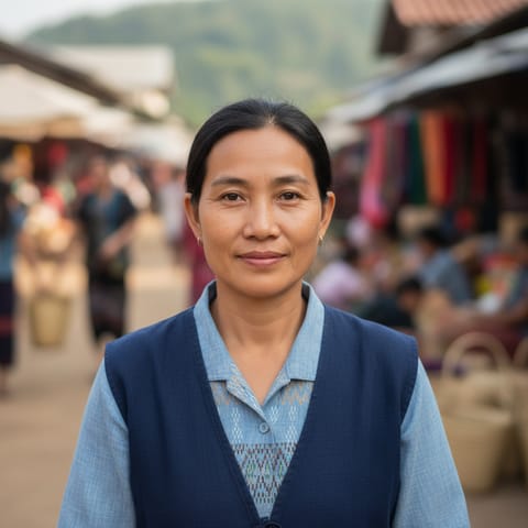 AI-generated illustration representing the Sapuan people