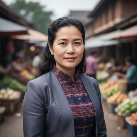 AI-generated illustration representing the Sou people