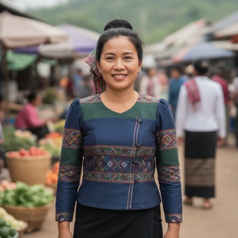 AI-generated illustration representing the Tai Loi people