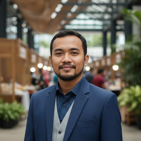 AI-generated illustration representing the Jama Mapun people