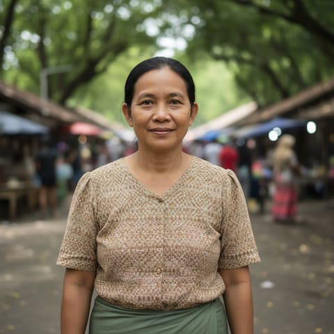 Illustration générée par IA représentant le peuple Chewong