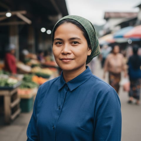 AI-generated illustration representing the Lanas Lobu people