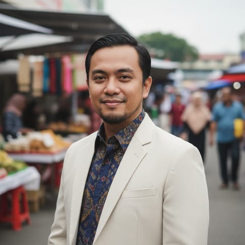 AI-generated illustration representing the Minangkabau people