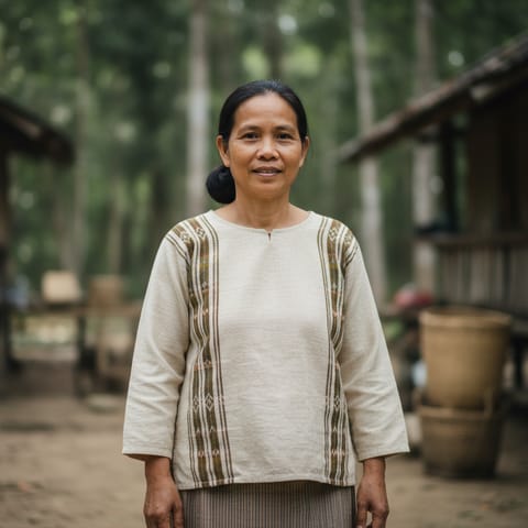 AI-generated illustration representing the Semoq Beri people