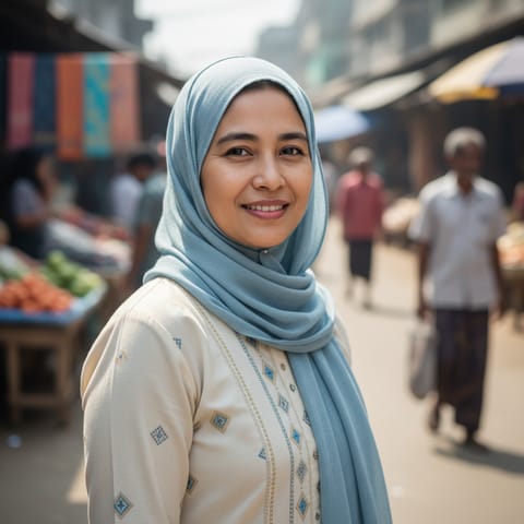 AI-generated illustration representing the Bengali people