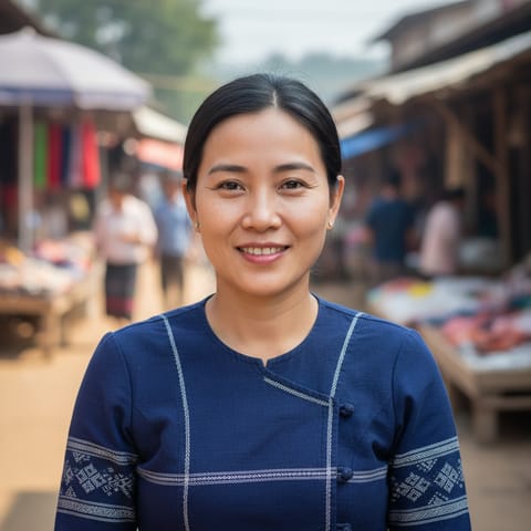 AI-generated illustration representing the Tai Khun people