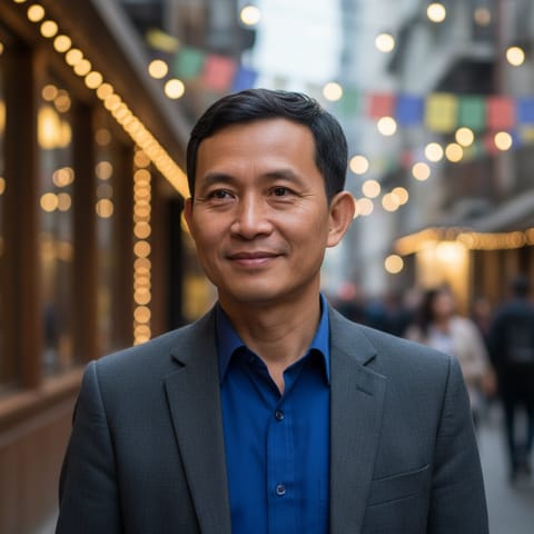 AI-generated illustration representing the Hsifan people