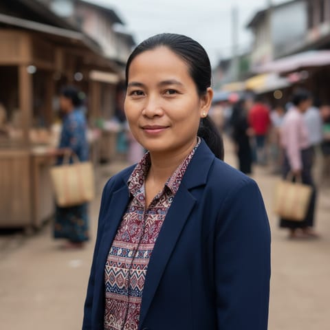 AI-generated illustration representing the Mara Chin people