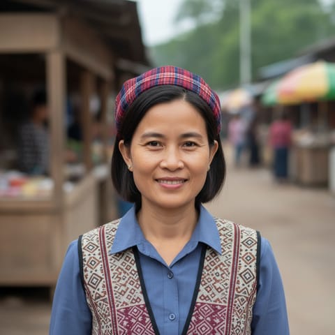AI-generated illustration representing the Ngawn Chin people