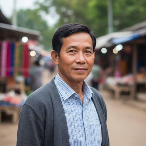 AI-generated illustration representing the Paku Karen people