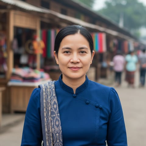 AI-generated illustration representing the Zanniat Chin people