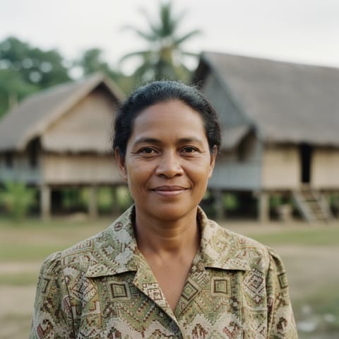 AI-generated illustration representing the Aimele people