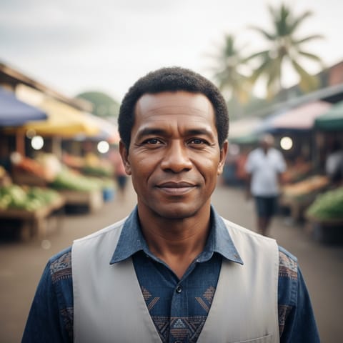 AI-generated illustration representing the Bola people