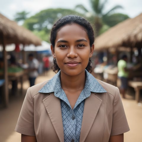 Ilustración generada por IA que representa al pueblo Gawanga