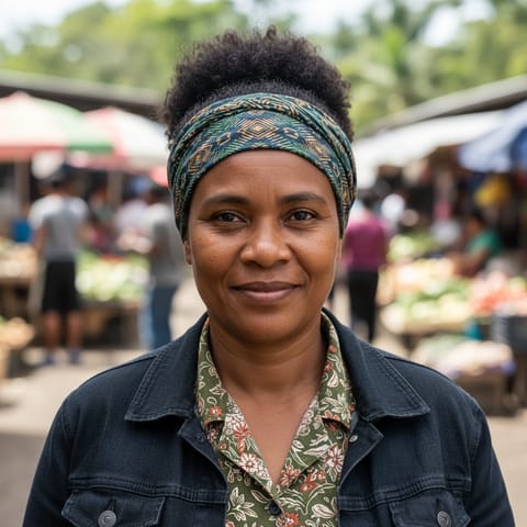 Illustration générée par IA représentant le peuple Gwedena