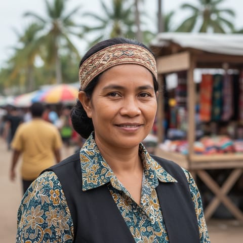 AI-generated illustration representing the Kela people