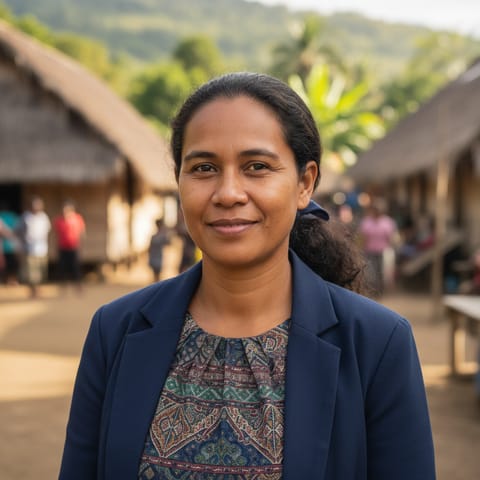 AI-generated illustration representing the Keopara people