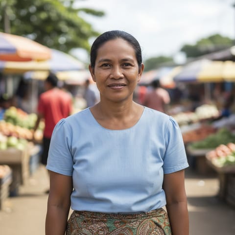 AI-generated illustration representing the Langam people