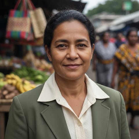 Ilustração gerada por IA representando o povo Levei-Narehat