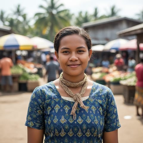 AI-generated illustration representing the Molima people