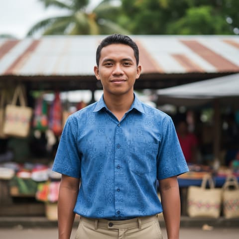 AI-generated illustration representing the Pinai people