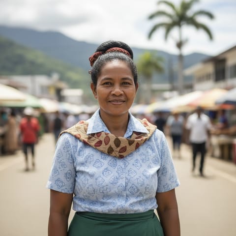 AI-generated illustration representing the Pondoma people