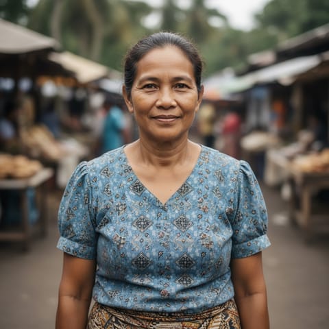 AI-generated illustration representing the Sursurunga people